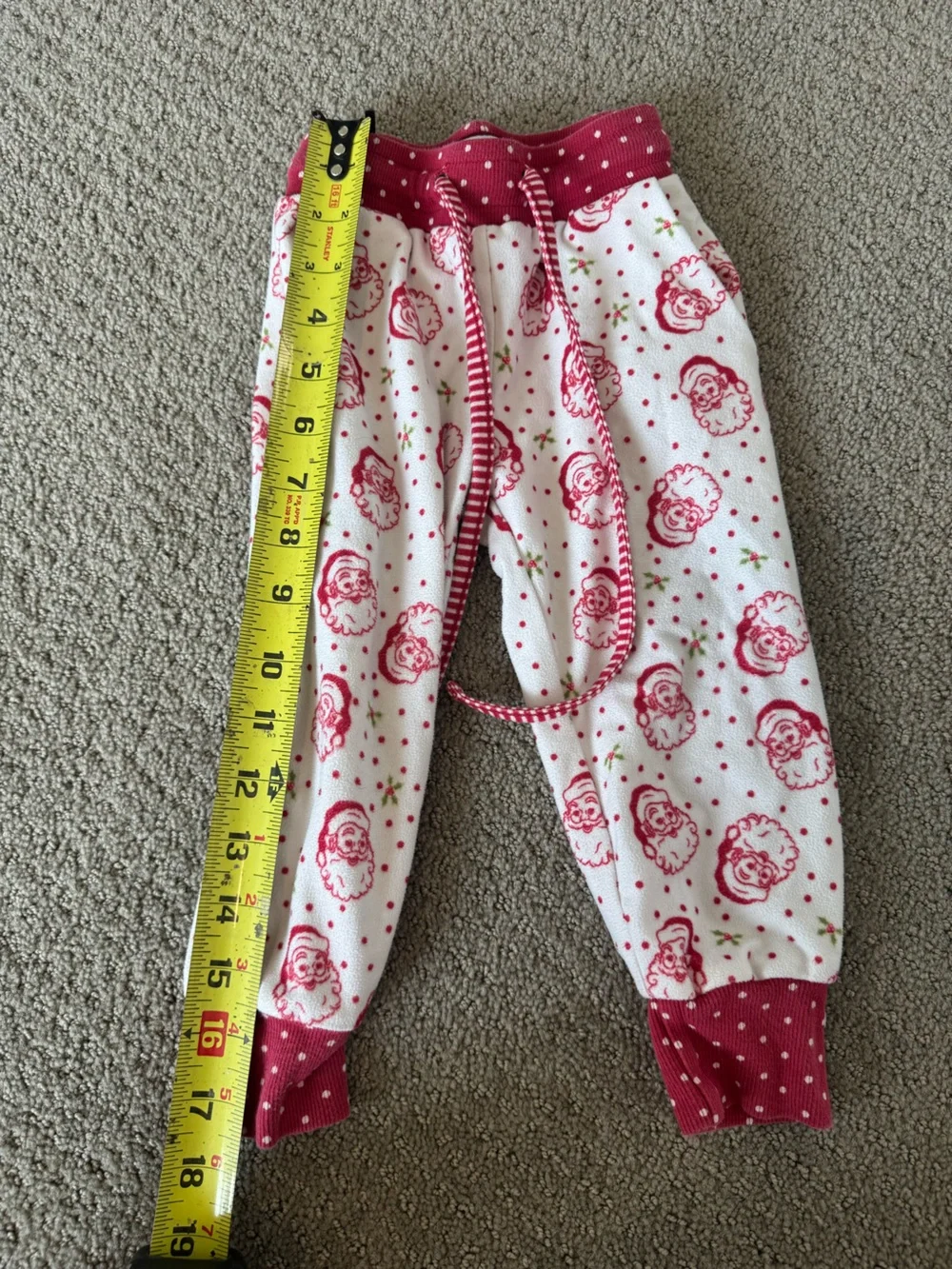 SweetHoney Unisex 18 Month Nick Santa Christmas Lounge Set Red White Holiday